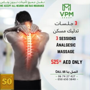 Three Sessions Analgesic Massage